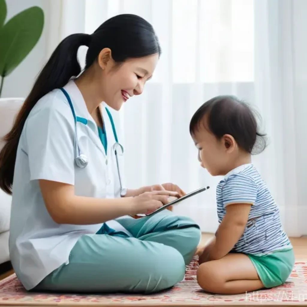 원격의료 서비스의 사용자 참여 증진 방안 - **Prompt 1: Family Telehealth Consultation at Home**
    "A heartwarming scene depicting a young Vie...
