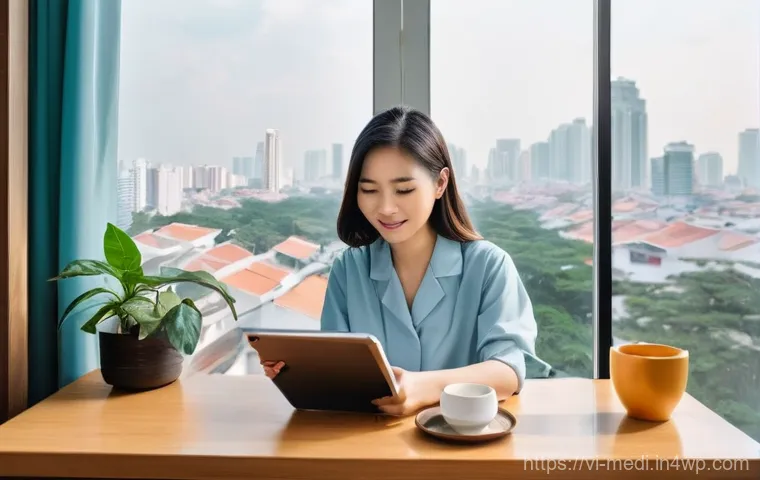 원격의료 서비스의 지역사회 기여 방안 - **Prompt 1: Urban Telemedicine Convenience**
"A young Vietnamese woman, aged 30-35, is comfortab...