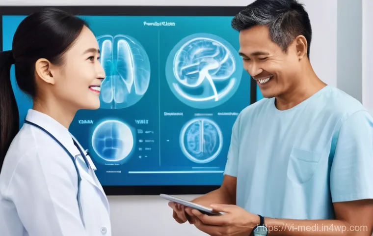 원격의료 서비스의 지역사회 기여 방안 - **Prompt 2: Bridging Distances for Rural Healthcare**
    "A heartwarming scene depicting an elderly...