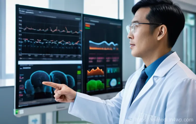 원격의료 서비스에서의 기술 혁신 동향 - **Prompt 1: The Future of Diagnostics with AI and Big Data in a Vietnamese Clinic**
"A clean, mo...